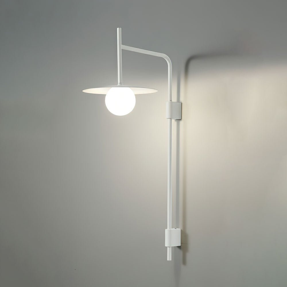 Modern Gea Wall Light - Sleek Indoor/Outdoor Sconce Lighting for Living Room, Bedroom, Patio & Hallway - Energy Efficient LED Wall Lamp