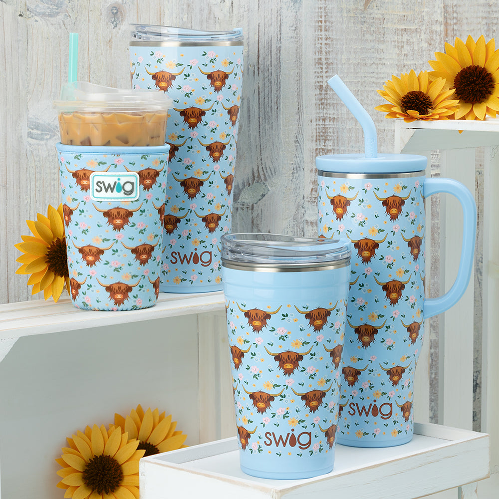 Holy Cow Mega Mug 30oz - Large Insulated Coffee Cup with Handle - Perfect for Hot & Cold Drinks at Home, Office or Travel