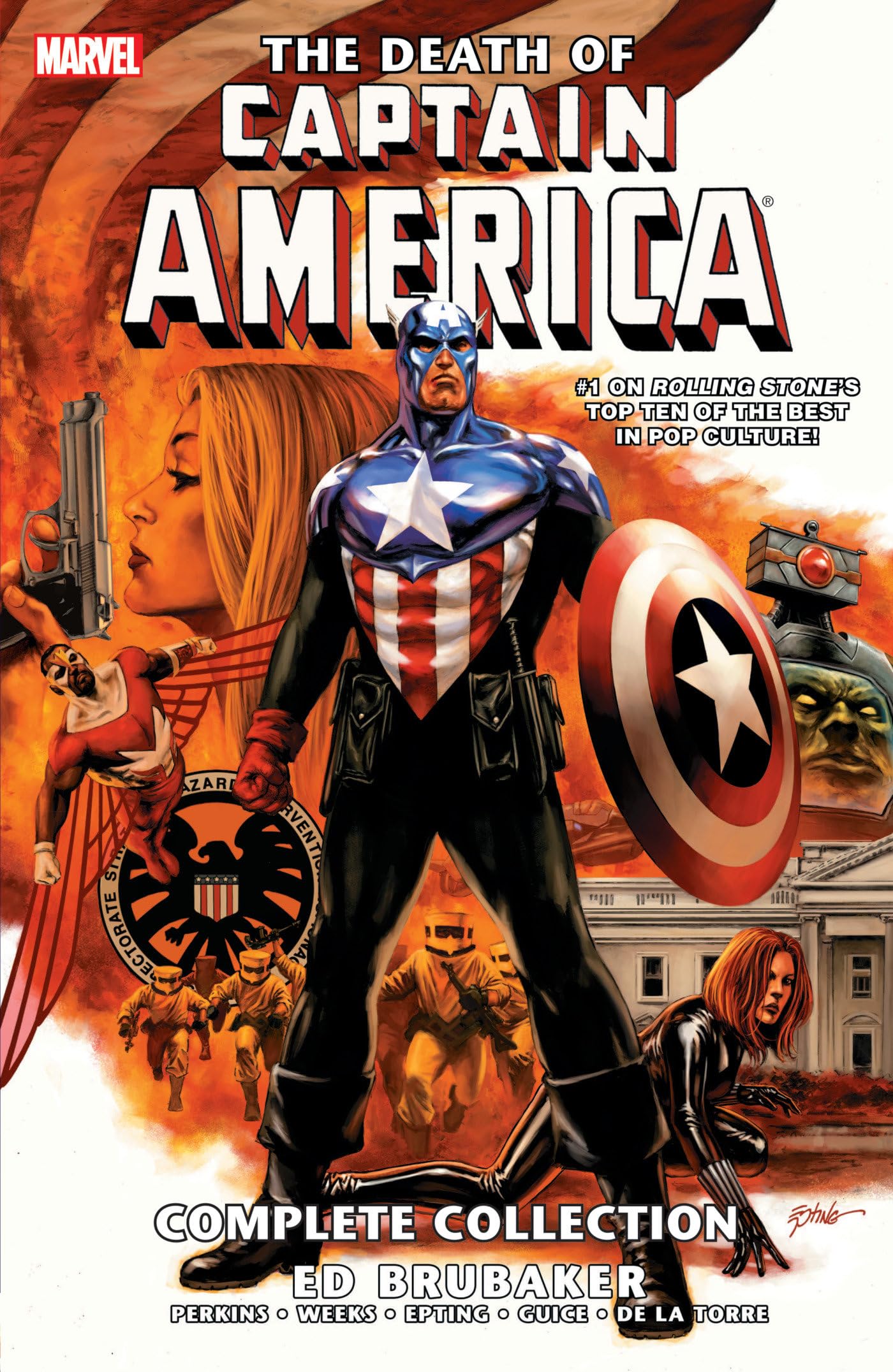 Death of Captain America: The Complete Collection - Marvel Comics Graphic Novel | Superhero Storyline for Comic Book Fans & Collectors | Perfect for Reading, Gifting & Display