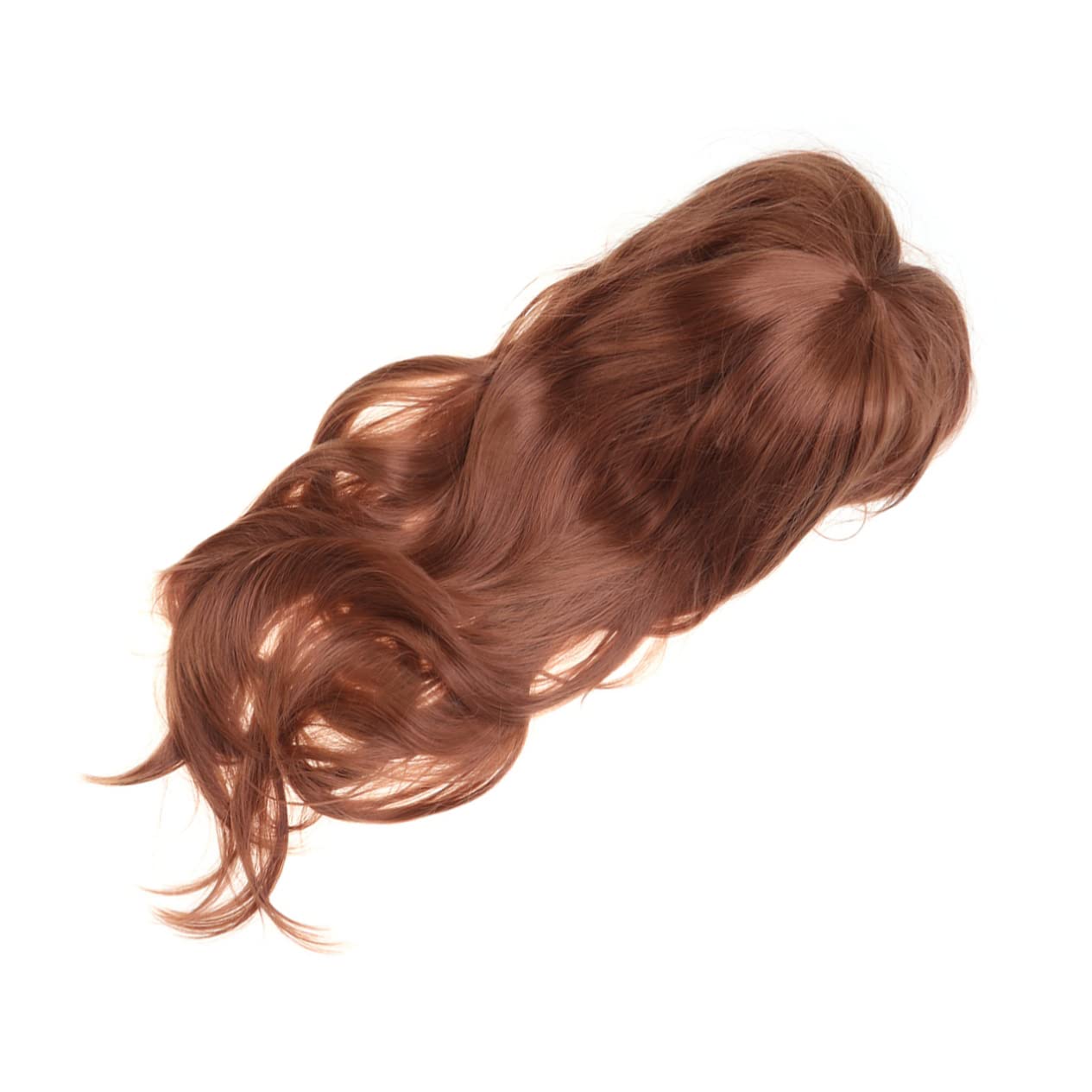 Beautify Colorful Lace Front Wigs for Cosplay - Brown Curly Synthetic Hair Wig for Halloween, Parties & Costume Events