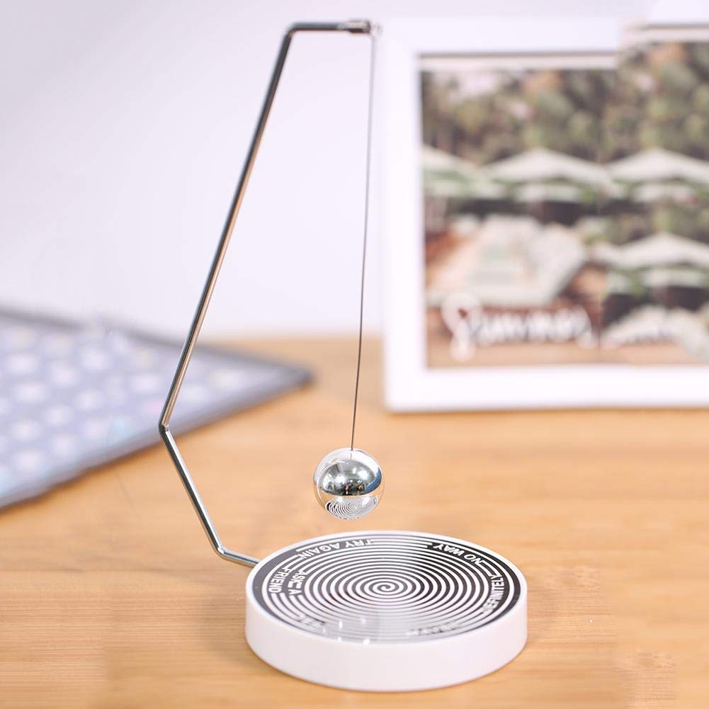 Creative Decision Maker Pendulum - Magnetic Ball Swinging Desk Toy for Office & Home Decor | Stress Relief Gift for Adults | Fun Kinetic Motion Game for Work & Study Breaks