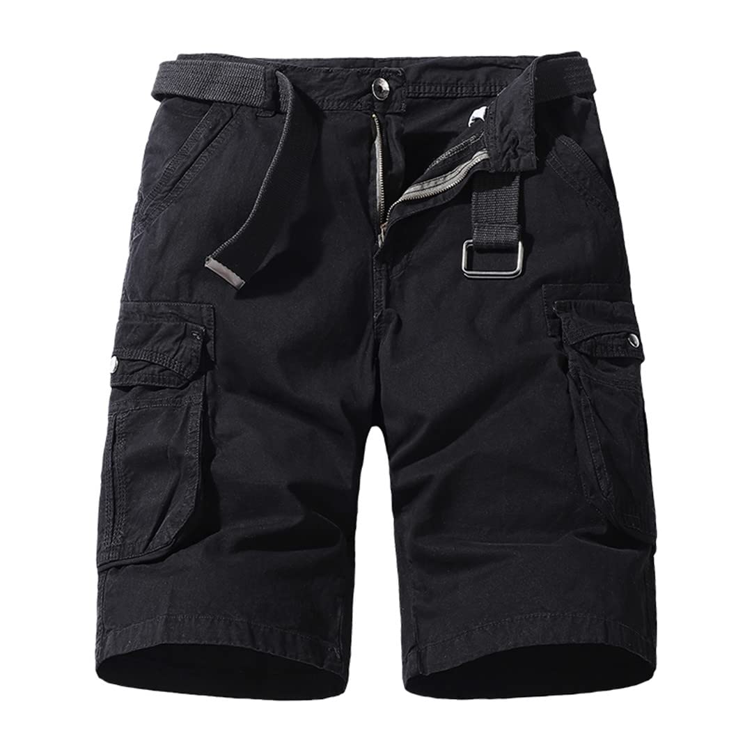 **Men's Waterproof Hiking Shorts - Outdoor Tactical Cargo Shorts with Multiple Pockets - Perfect for Summer Camping, Hiking & Military Activities**
