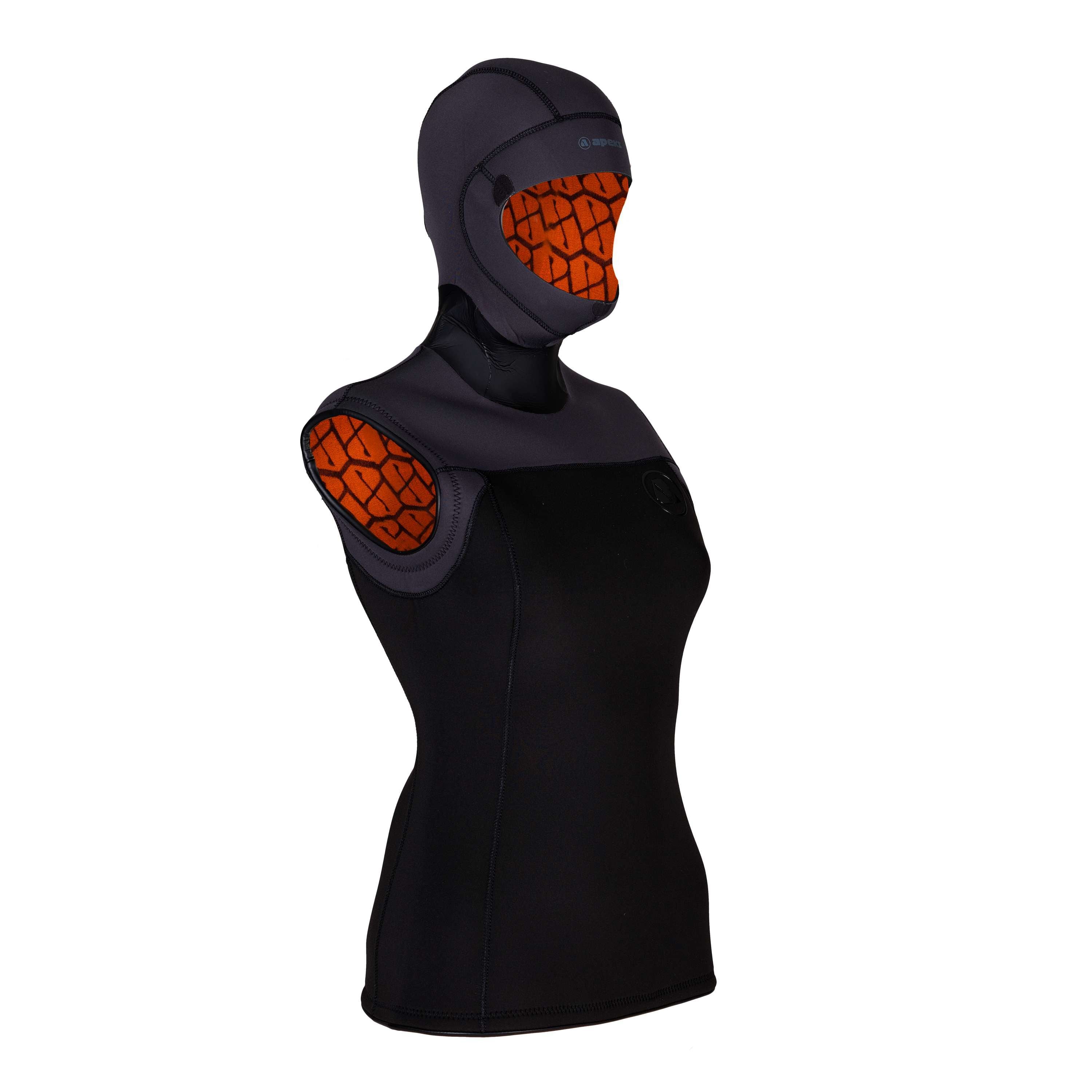 Apeks THERMIQ Women's Hooded Vest - Lightweight Insulated Winter Jacket for Outdoor Activities, Hiking & Casual Wear
