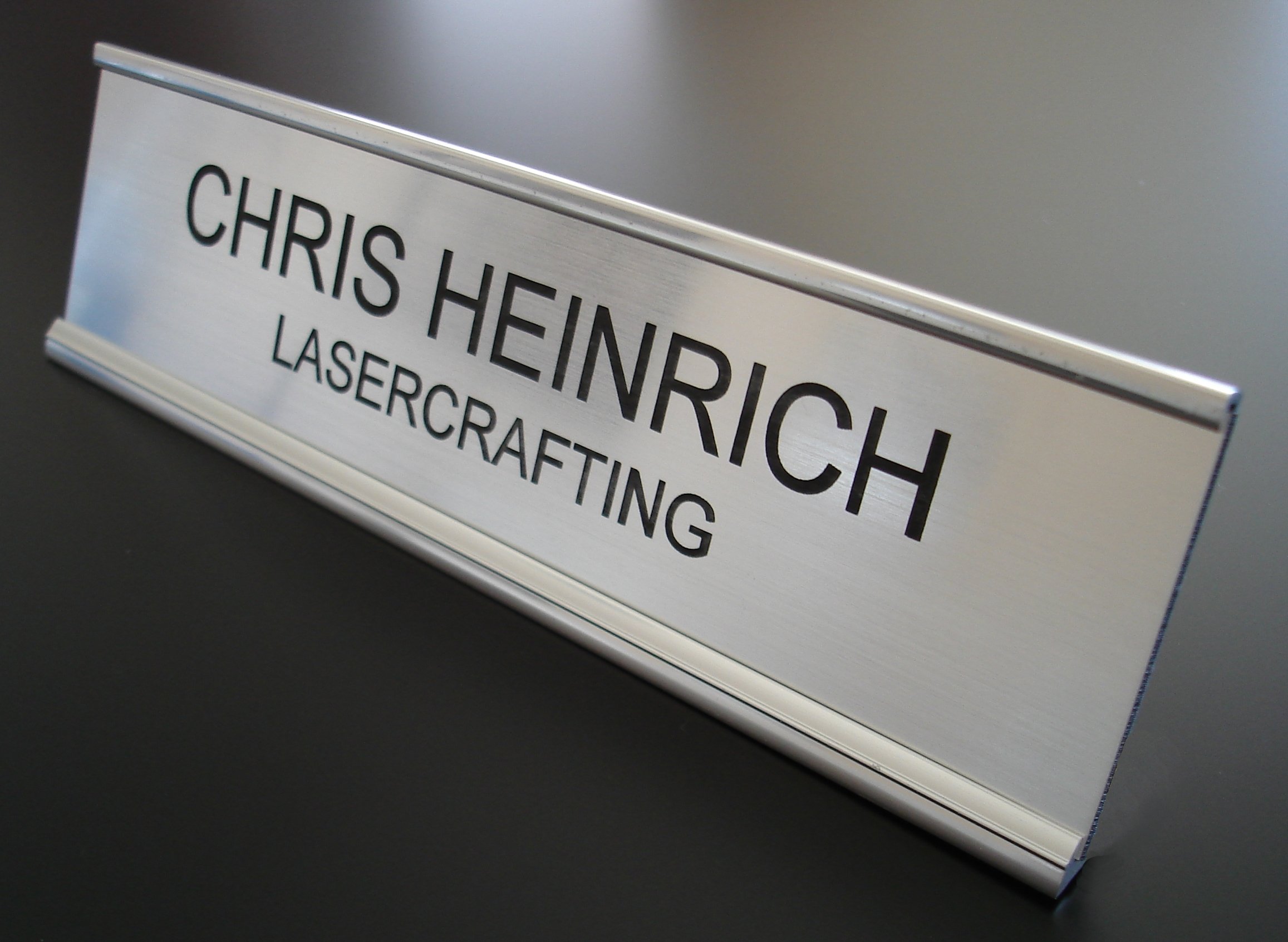 10 Pack Personalized Office Desk Name Plates & Door Signs - 2