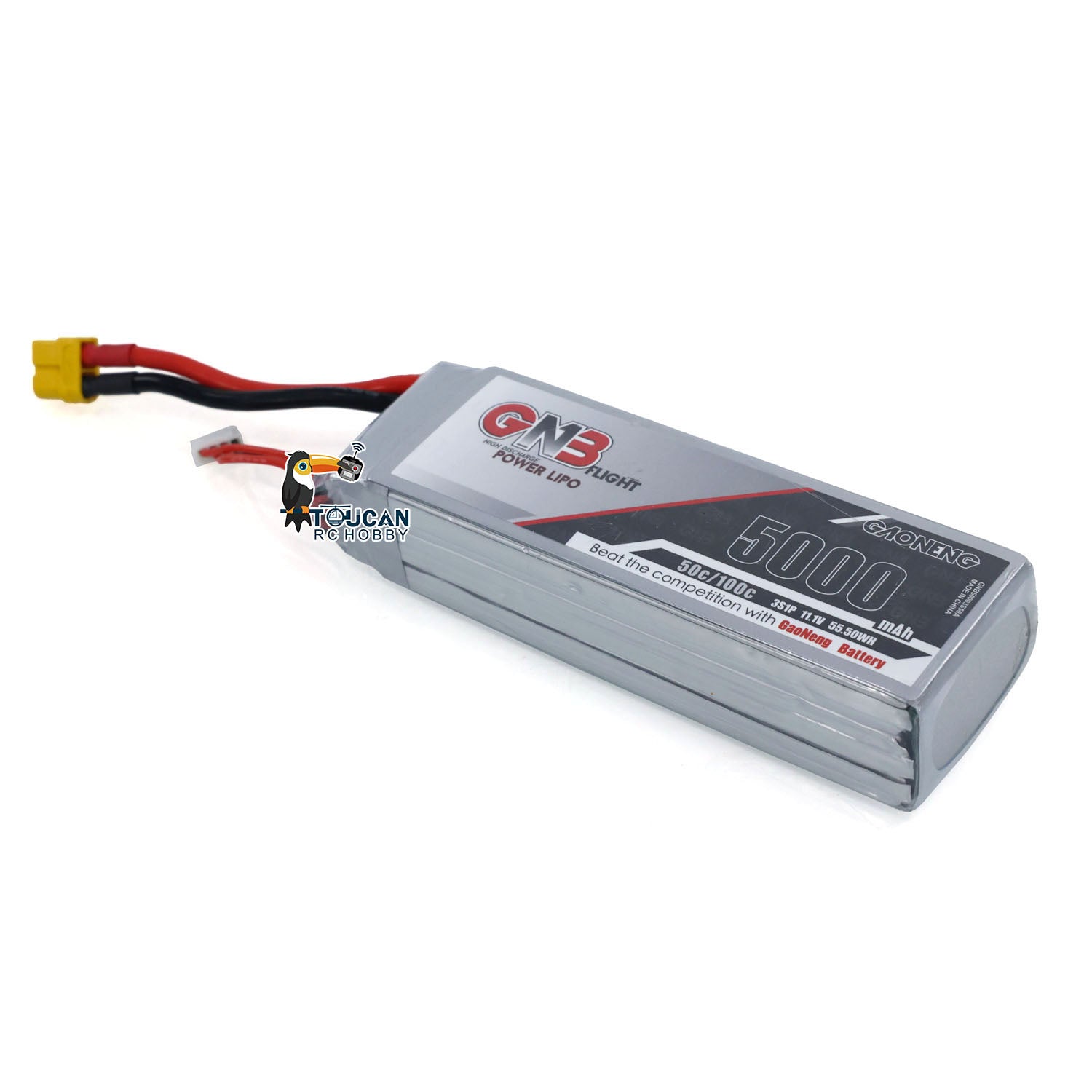 High-Capacity 5000mAh 11.1V 3S Lipo Battery for 1/14 RC Hydraulic Loader & Excavator - Perfect for RC Truck, Car Models & DIY Robotics Projects