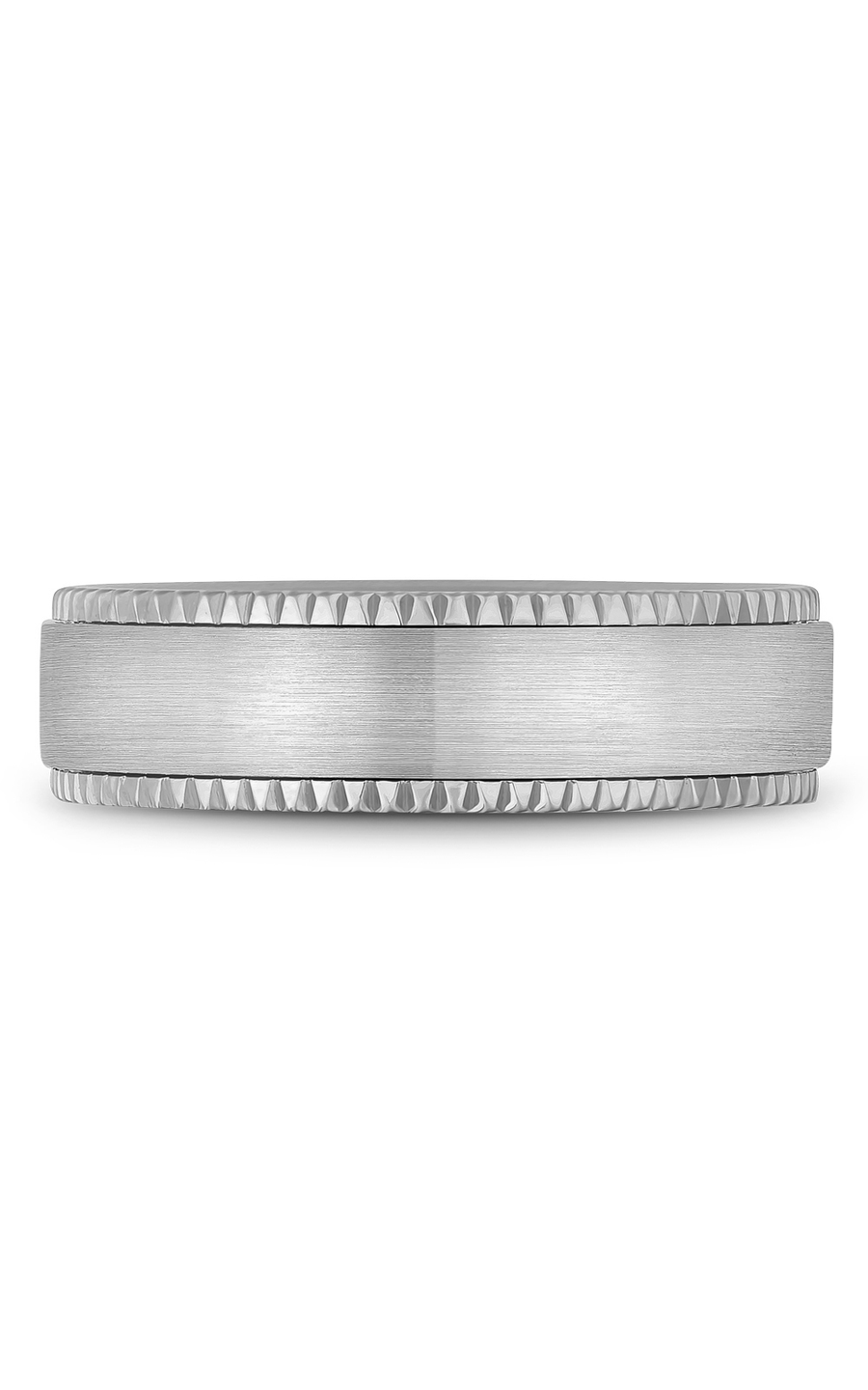 Bleu Royale Men's Wedding Band RYL 028W6 - 14K White Gold Classic Ring for Grooms & Engagement - Perfect for Weddings, Anniversaries & Special Occasions