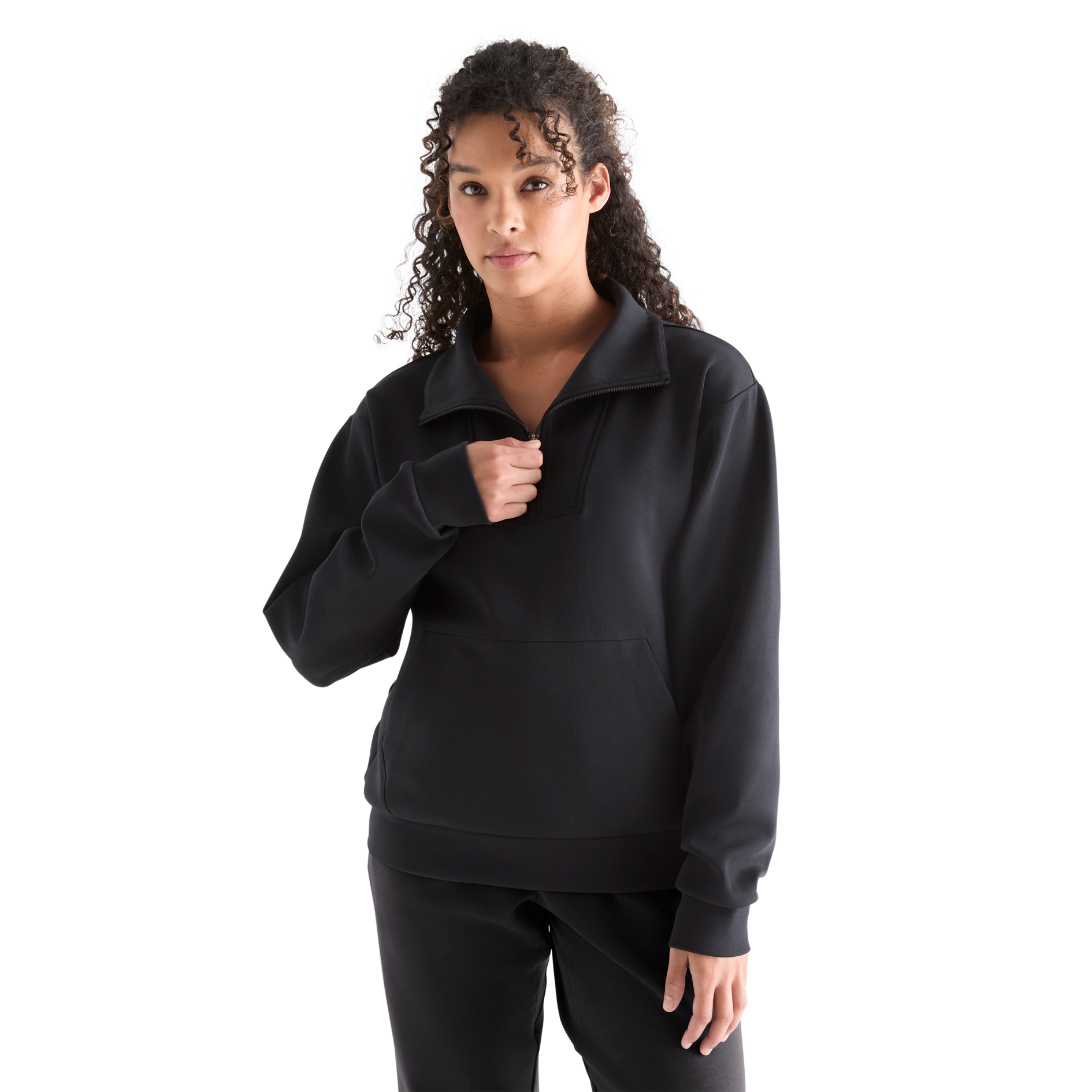 Women's All-Day Comfort 1/4 Zip Fleece Pullover - Lightweight Layering for Outdoor Activities & Casual Wear
