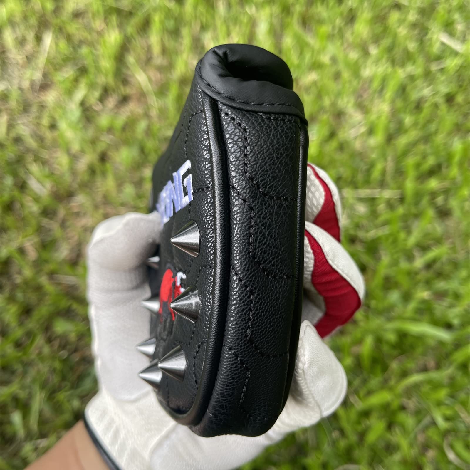 Premium Black Matador Golf Mallet Putter Headcover - Velcro Closure for Secure Fit | Golf Club Accessory for Mallet Putters | Perfect for Course Play & Club Protection