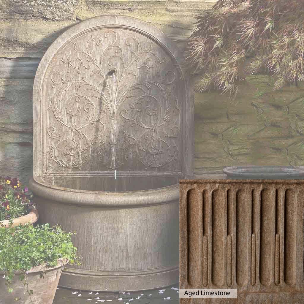 Campania International Corsini Outdoor Wall Fountain - Elegant Garden Water Feature for Patio, Yard & Landscape Decor