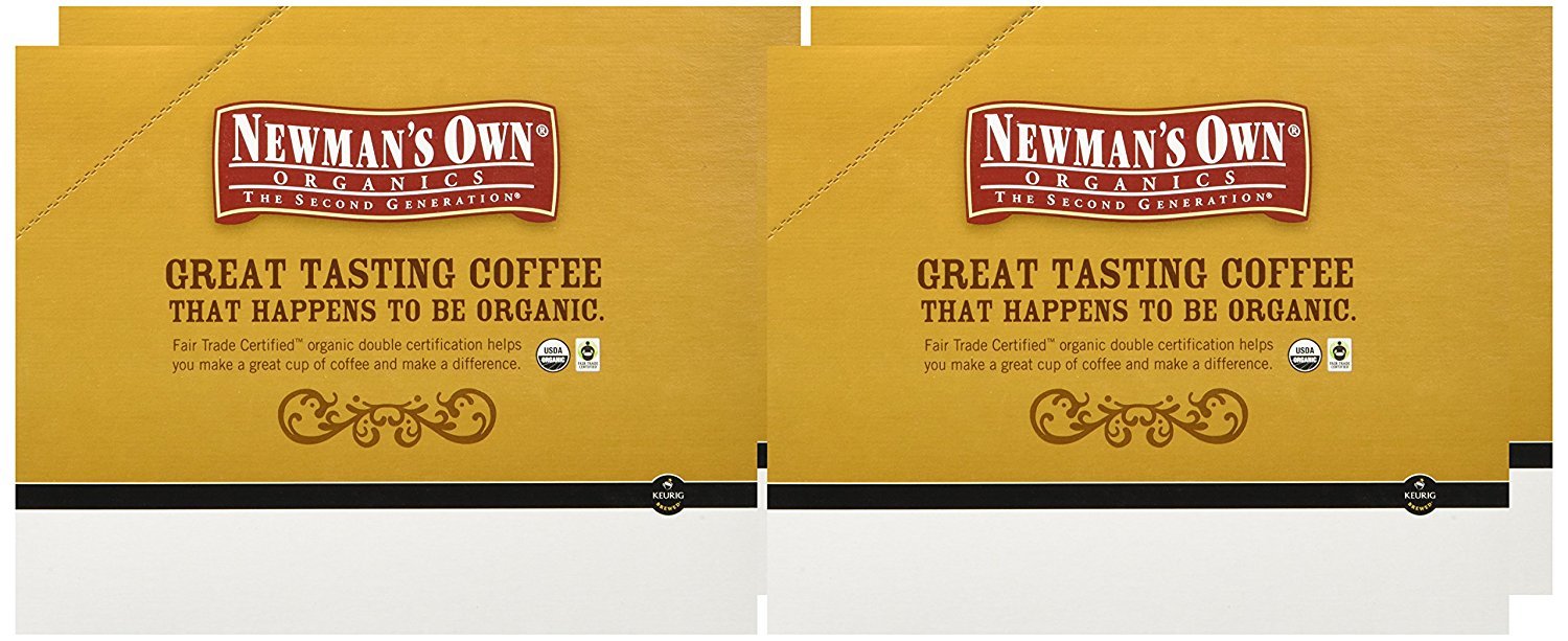 Newman's Own Organic Coffee Pods K-Cups - 108 Count Variety Pack | Compatible with Keurig Brewers | Perfect for Home, Office & Gifting