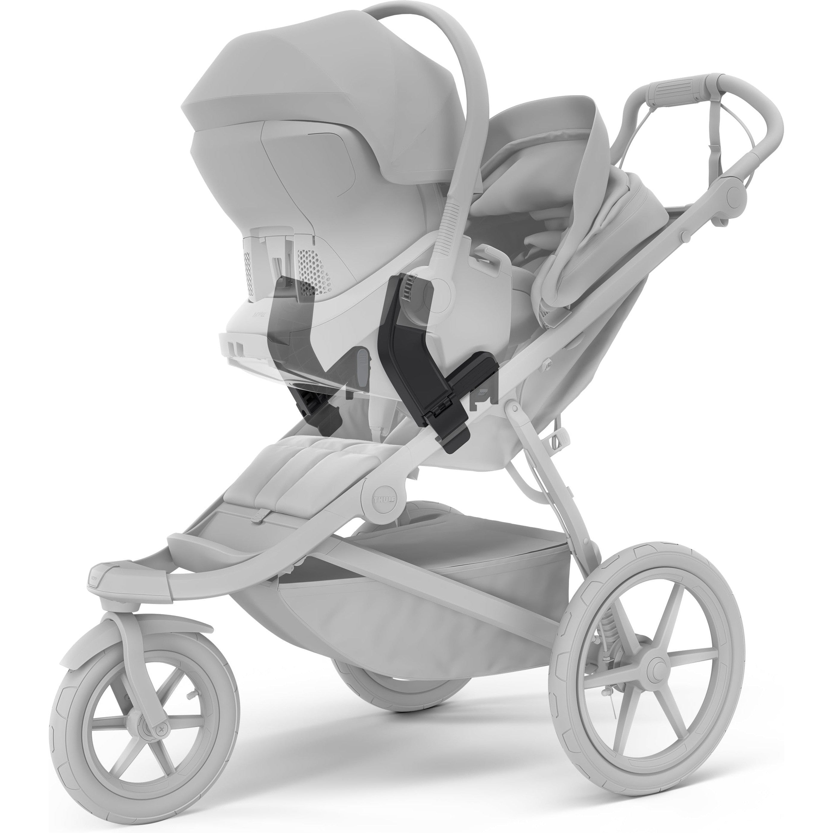 Thule Urban Glide 3 Single Stroller Car Seat Adapter for Maxi Cosi - Compatible with Infant Car Seats - Perfect for Jogging, Travel & Everyday Use