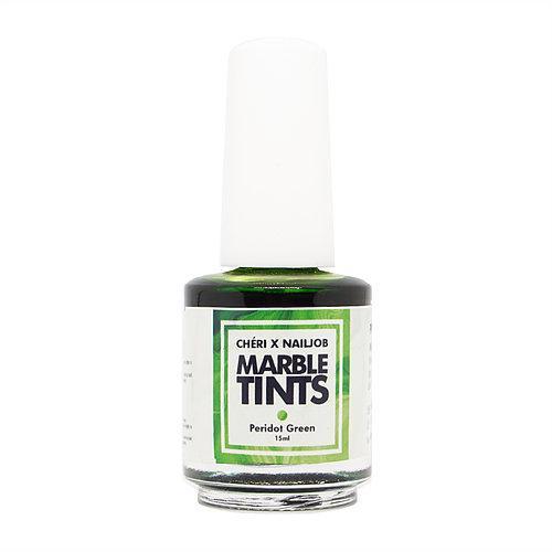Cheri Marble Tint Peridot Green Nail Polish #MT 80231 - Vegan & Cruelty-Free Nail Lacquer for Professional Salon & Home Manicure