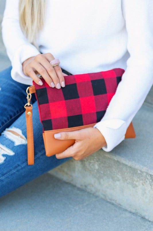 White/Black Plaid
