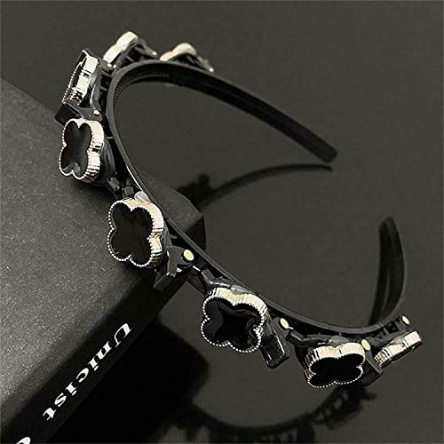 Elegant Pearl Rhinestone Double Bangs Headbands for Women & Girls - Double Layer Twist Braid Hair Accessories with Clips | Perfect for Weddings, Parties & Special Occasions