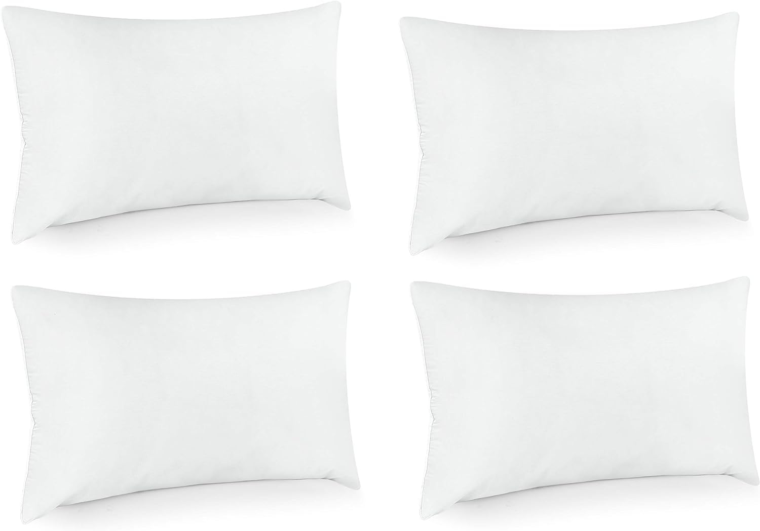 Utopia Bedding Throw Pillows Set of 24 (White, 14x22 Inches) - Decorative Couch Pillows for Sofa, Bed & Living Room - Soft Accent Pillows for Home Decor, Cozy Reading Nook & Guest Room Styling