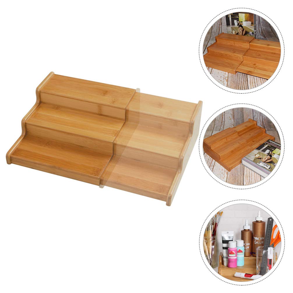 VOSAREA 3-Tier Spice Rack Organizer - Multifunctional Kitchen Storage Shelf for Spices, Condiments & Tableware - Space Saving Countertop Organizer for Home & Restaurant Use