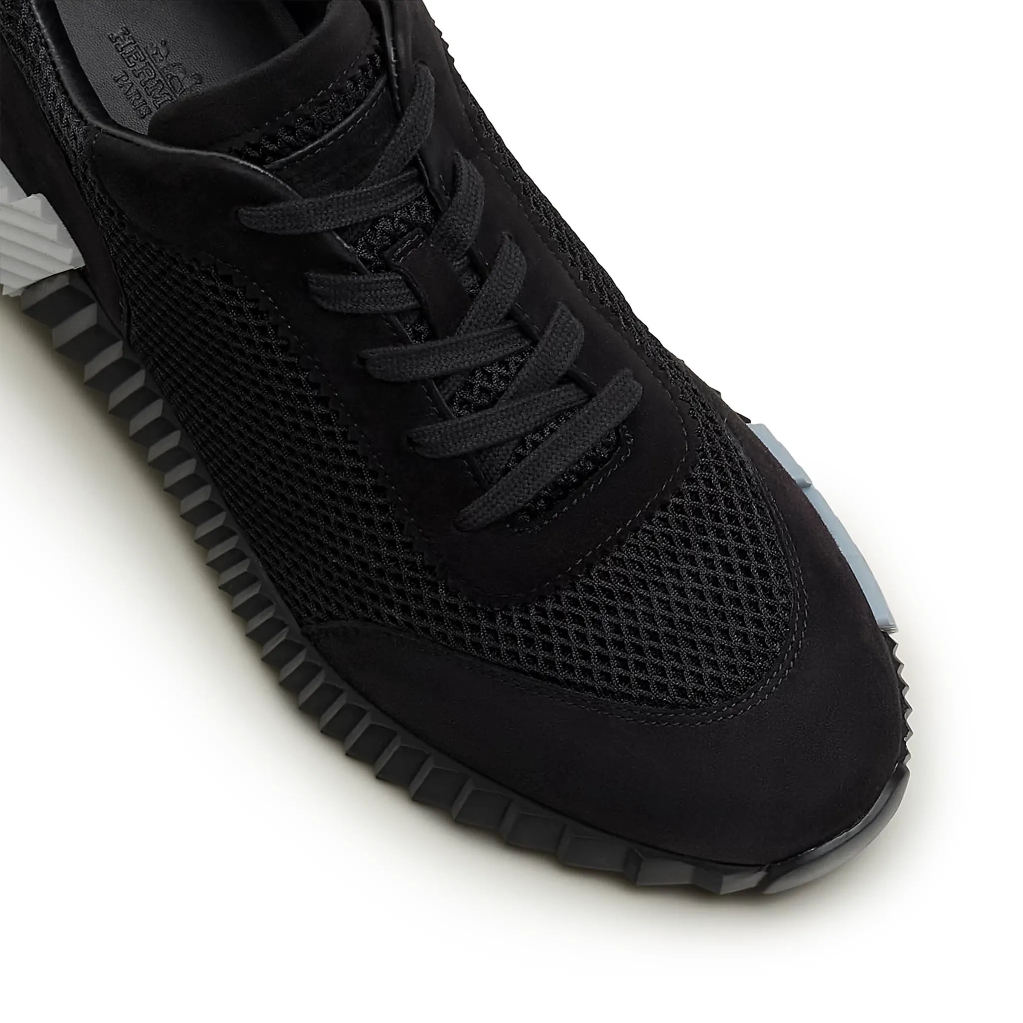 Hermès Paris Bouncing Sneaker - Black Luxury Leather Sneakers for Men & Women | Perfect for Casual Wear, Office & Fashion Outings