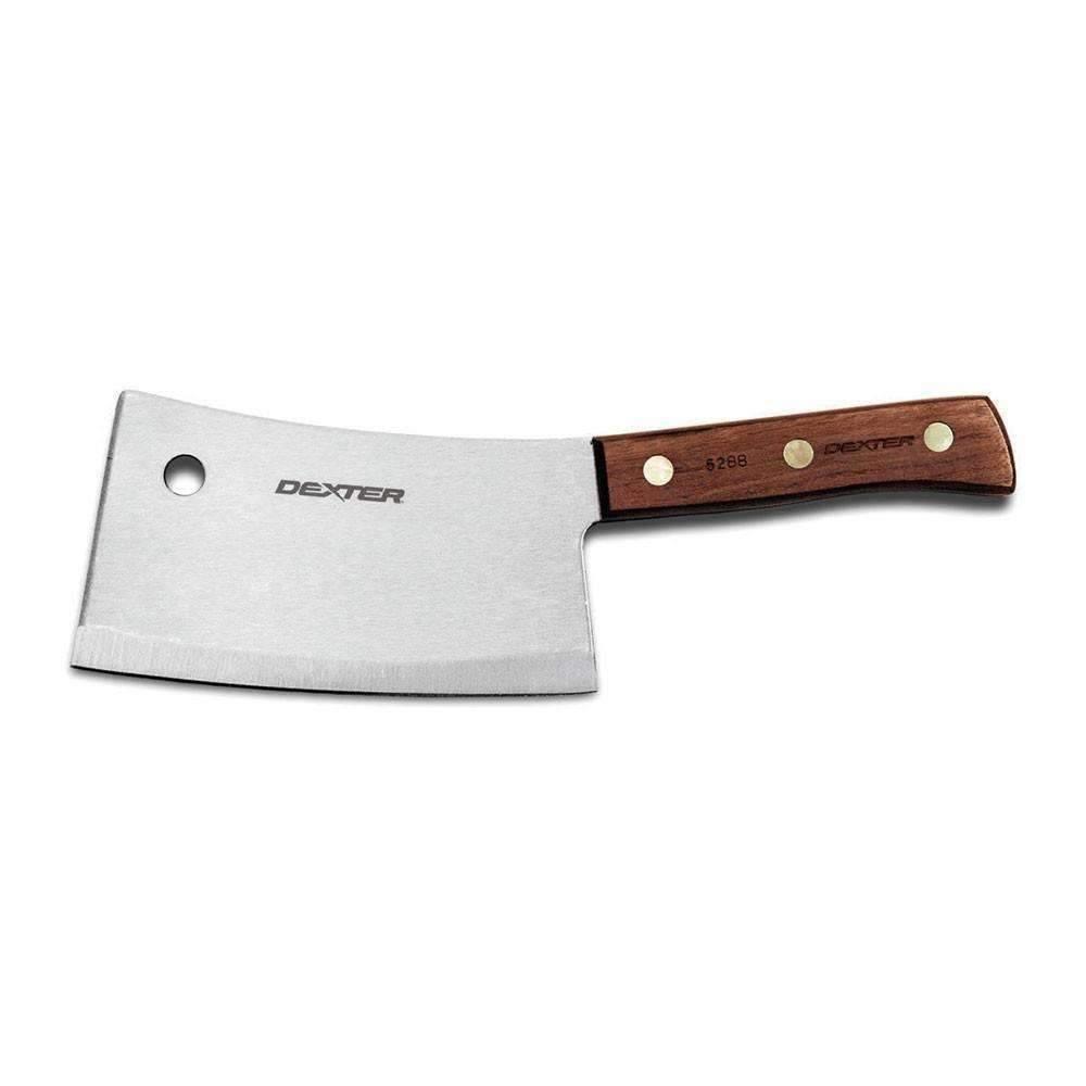 Premium Dexter 8-Inch Stainless Steel Cleaver Knife – Professional Kitchen Tool for Meat Cutting, Chopping, and Food Prep | Ideal for Chefs, Butchers, and Home Cooking