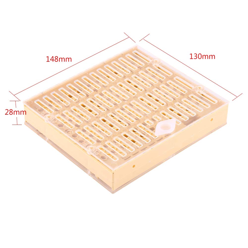 Professional Beekeeping Queen Rearing Kit - 110pcs Grafting Tools Set with Catcher Box, Hair Roll Cage & Cell Cups for Apiculture | Essential Bee Keeper Equipment for Hive Management and Honey Production