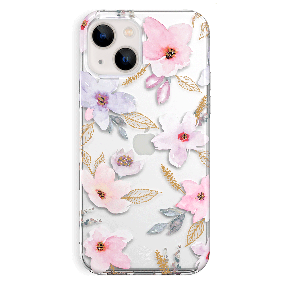 Magnolia Floral iPhone Case - Elegant Flower Design Protective Cover for iPhone 12/13/14/15 Pro Max - Perfect for Spring Outfits & Nature Lovers