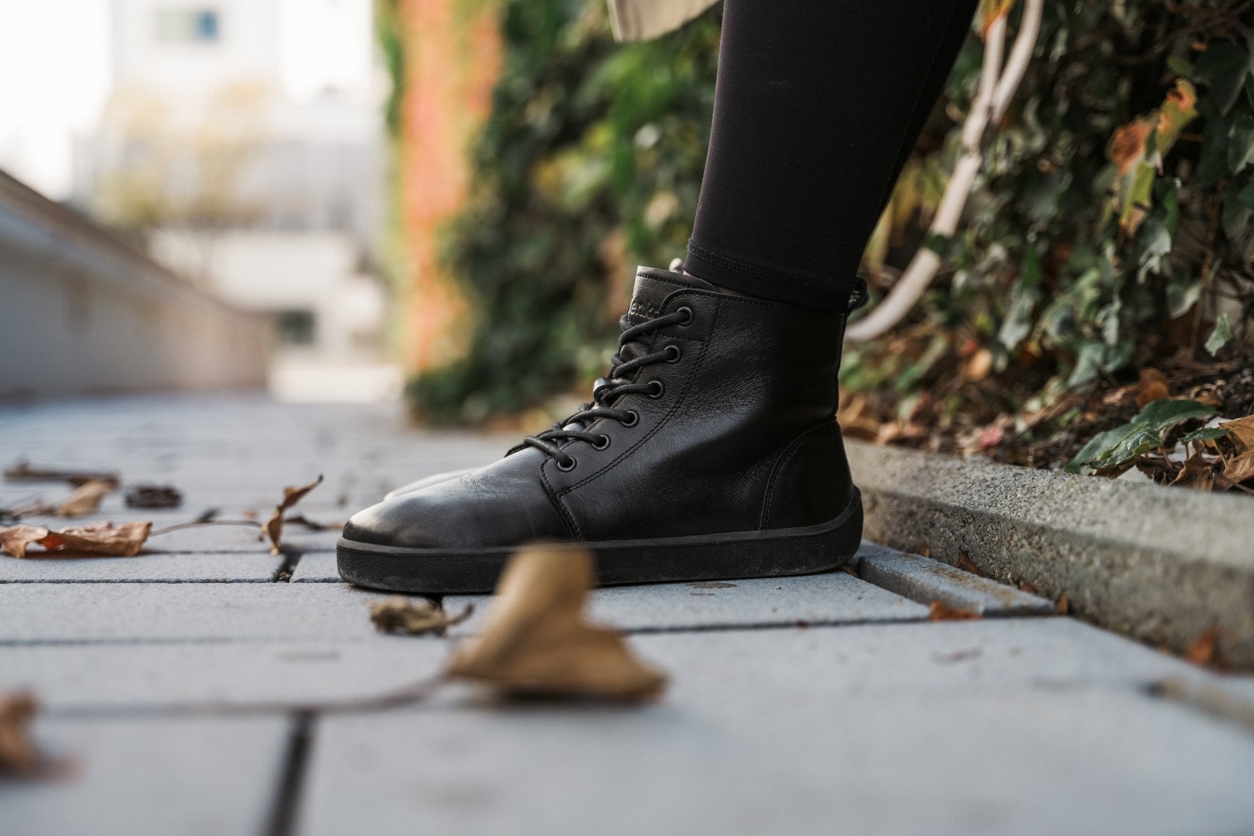 Be Lenka Atlas Winter Barefoot Boots - All Black | Waterproof & Insulated for Hiking, Snow & Cold Weather Outdoor Activities