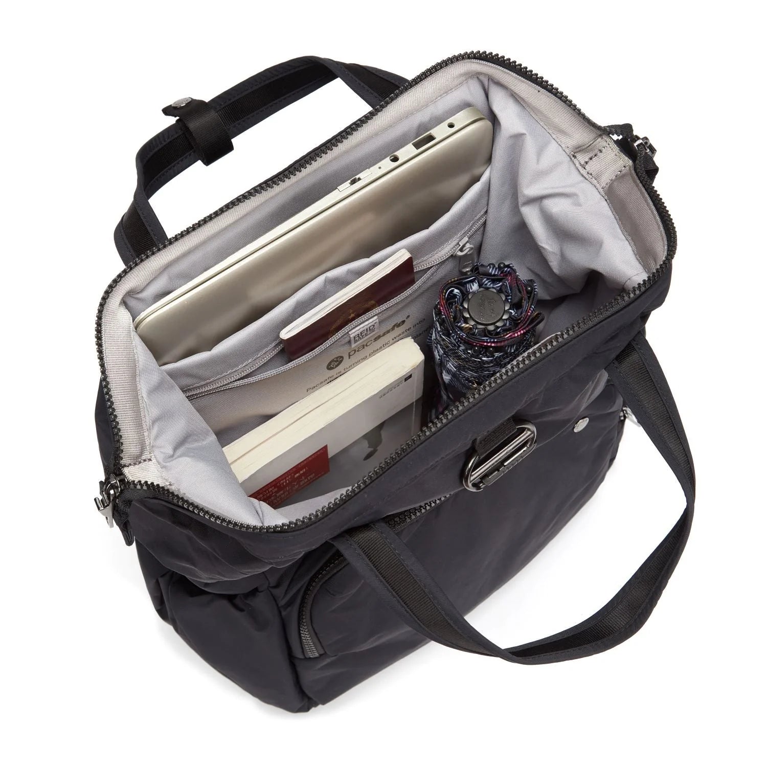 Pacsafe Citysafe CX Anti-Theft RFID Blocking Backpack - Secure Travel & Commuter Laptop Bag for Urban Safety & Daily Use