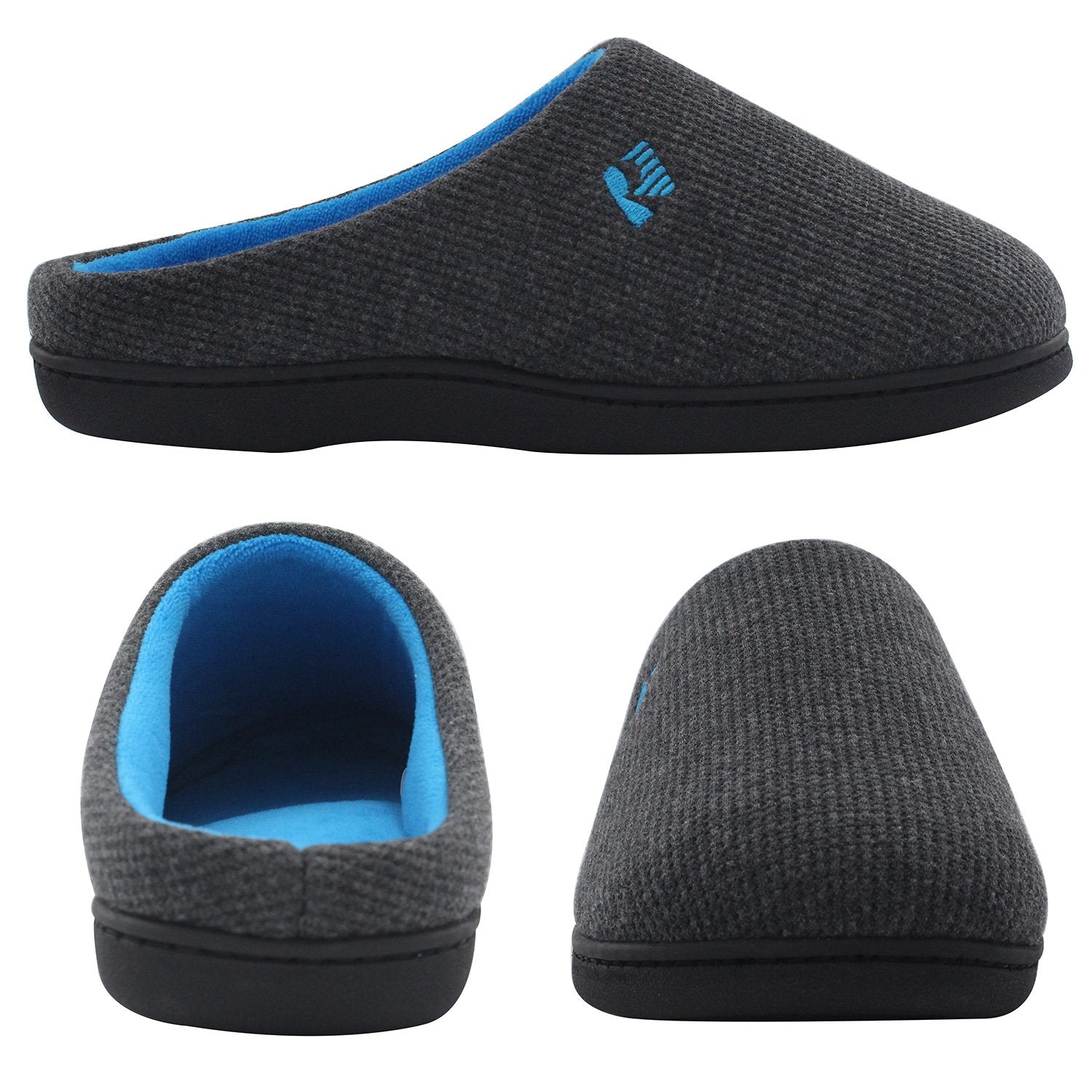 Women's Comfortable Two-Tone Memory Foam House Slippers - Soft Indoor Slides for Relaxation at Home, Perfect for Lounging and Cozy Evenings