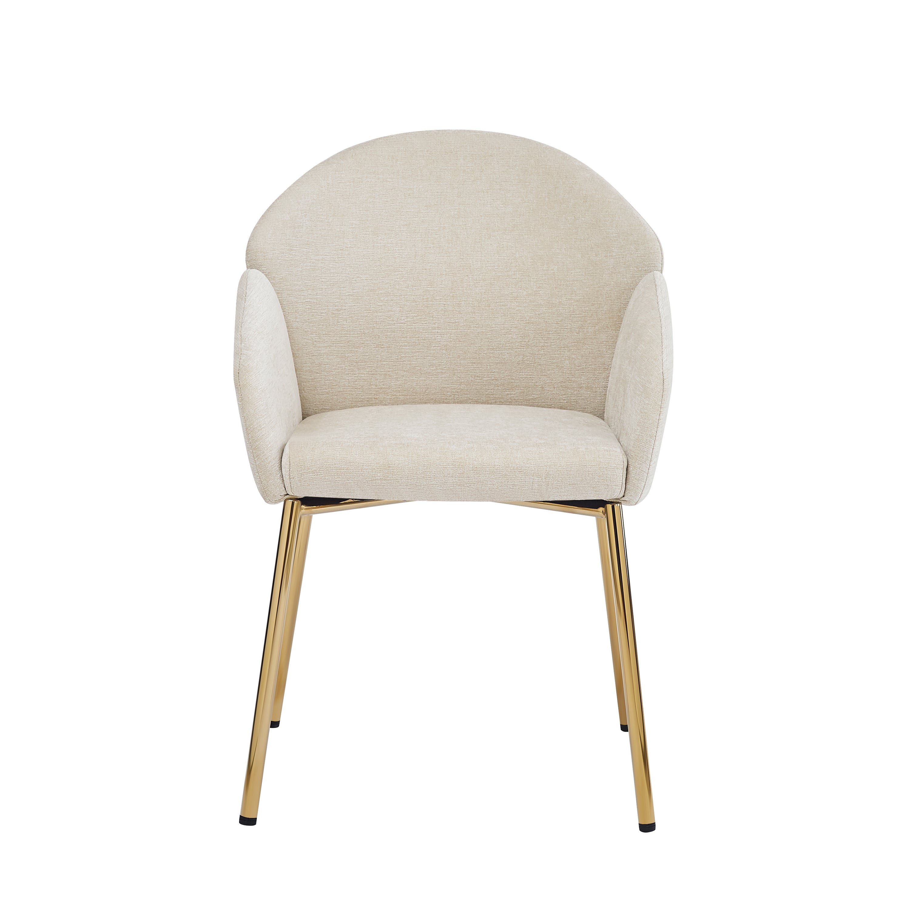 Modern Dining Chairs Set of 2 - Comfortable Kitchen Chairs with Sturdy Metal Frame - Perfect for Dining Room, Kitchen, Breakfast Nook & Small Spaces