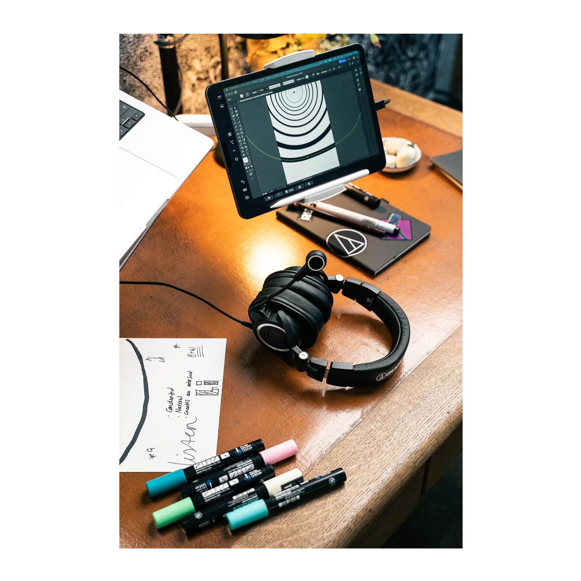 Audio-Technica ATH-M50xSTS-USB Professional Studio Monitor Headphones with USB for Streaming, Gaming & Podcasting - Perfect for Twitch, YouTube & Home Recording Studios