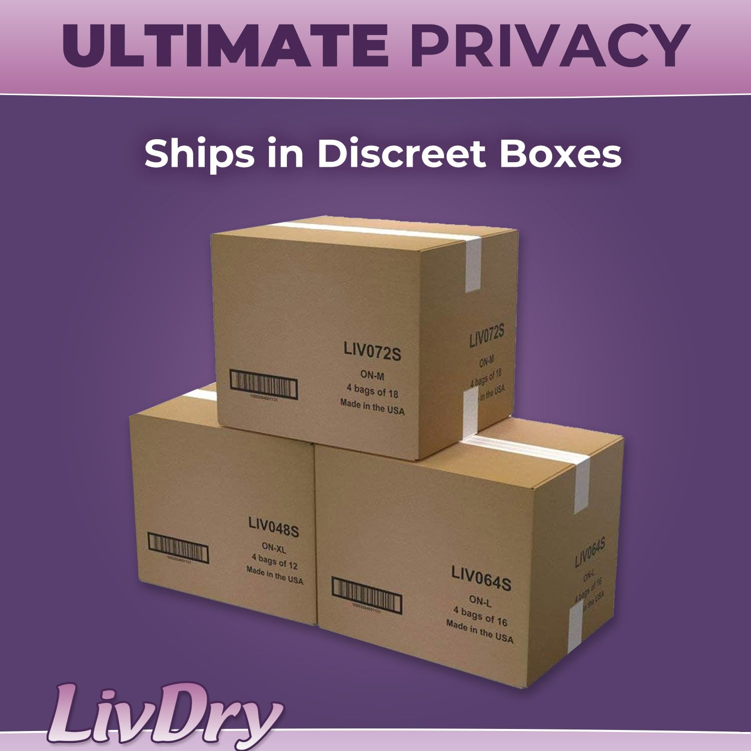Livdry XXL Adult Diapers for Women - Maximum Absorbency Overnight Protection - Plus Size Incontinence Underwear (10 Count) - Ideal for Heavy Flow, Nighttime Use & Long-Lasting Comfort