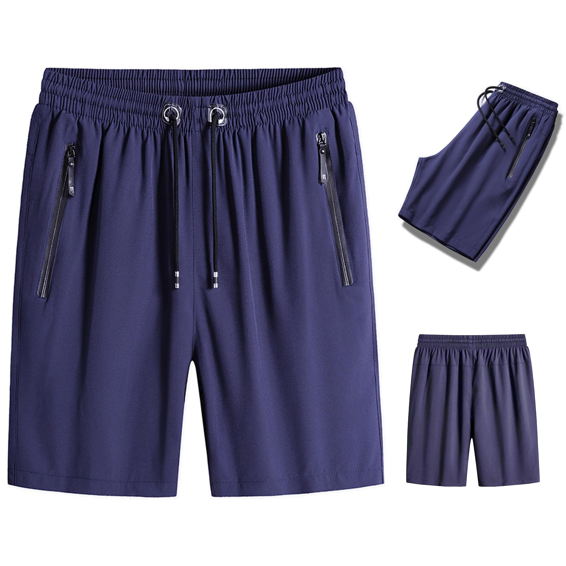 Premium Ice Silk Shorts for Women & Men - Unisex Quick-Dry Stretch Summer Shorts - Comfortable & Breathable for Yoga, Running, Beach & Casual Wear