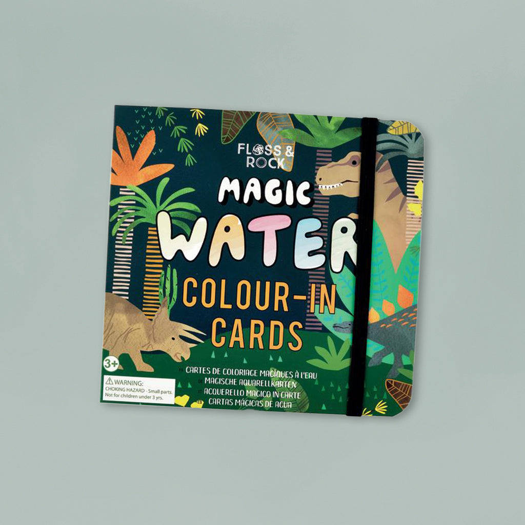 Magic Color Changing Water Cards - Dinosaur Themed Reusable Drawing & Learning Toy for Kids | Perfect for Bath Time, Travel & Creative Play