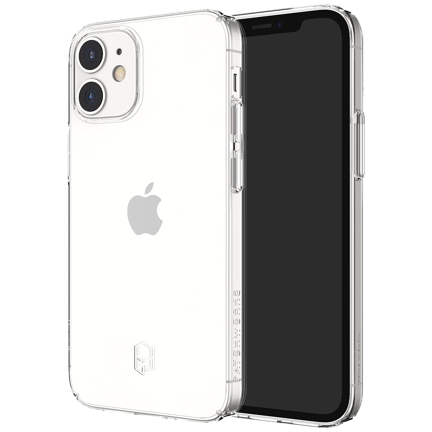 PATCHWORKS Level ST Ultra Thin Shockproof Crystal Clear Hard Case for iPhone 12 Mini 5G (5.4 inch 2020 Model) | Lightweight Protective Phone Cover with MagSafe Compatibility | Perfect for Everyday Use, Work & Travel