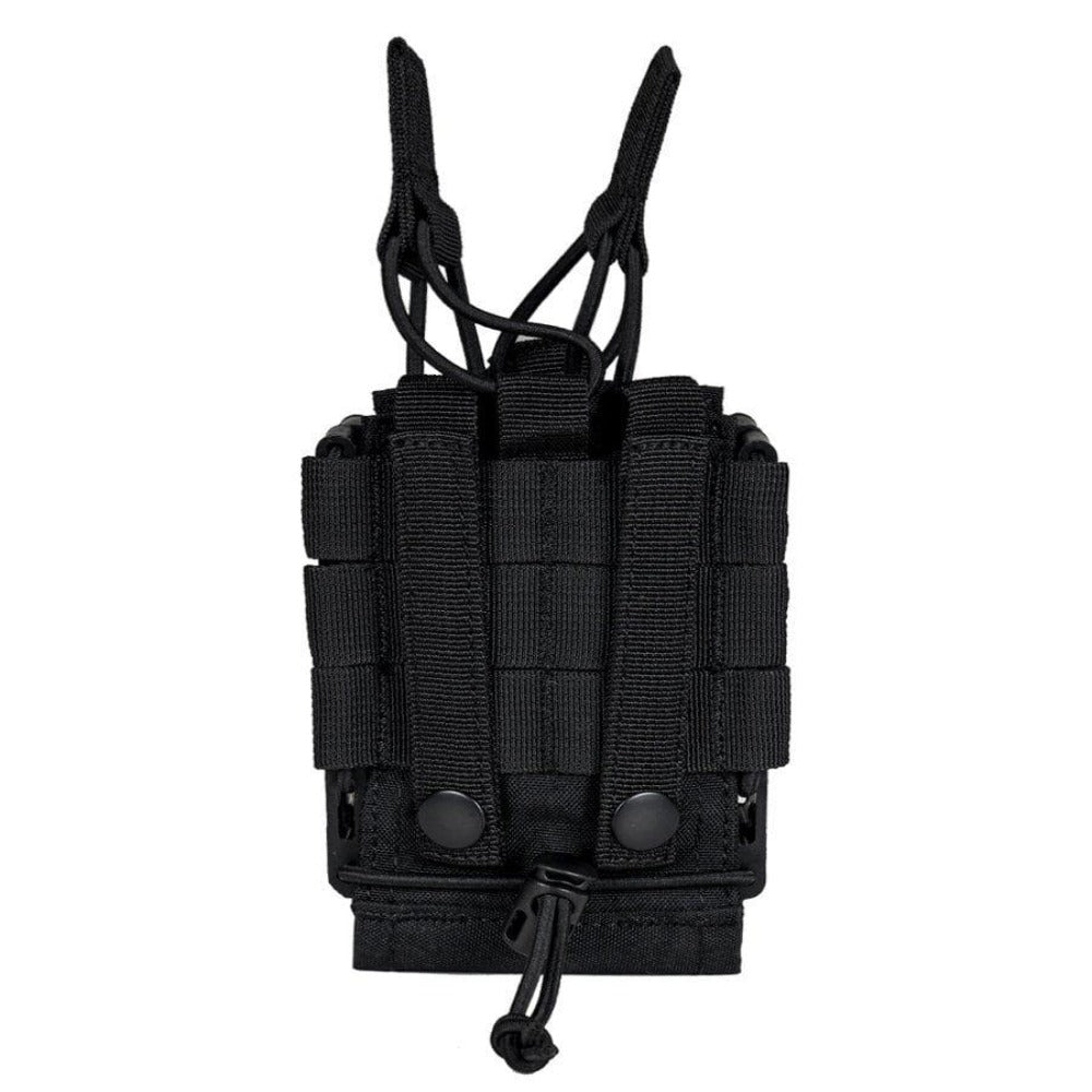 Tactical Double AR .223/5.56 & 7.62 Open Top Molle Magazine Pouch - Quick Access for Military, Hunting & Range Shooting