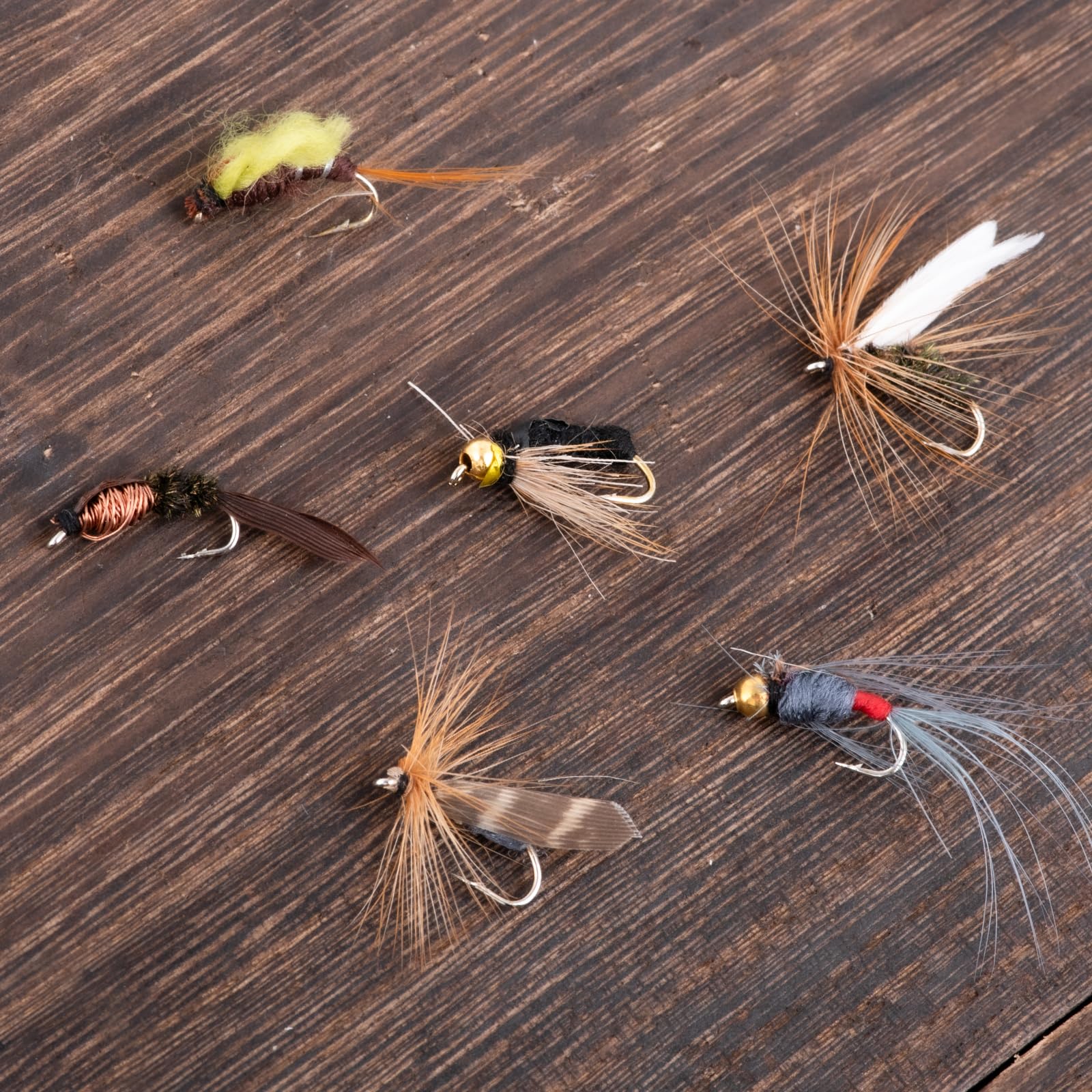 Goture 30pcs Fly Fishing Flies Kit - Dry Flies, Wet Flies, Streamers & Nymphs for Trout, Bass, Steelhead & Salmon - Perfect Fly Fishing Lures & Gifts for Men (Great for Freshwater & Saltwater Fishing)