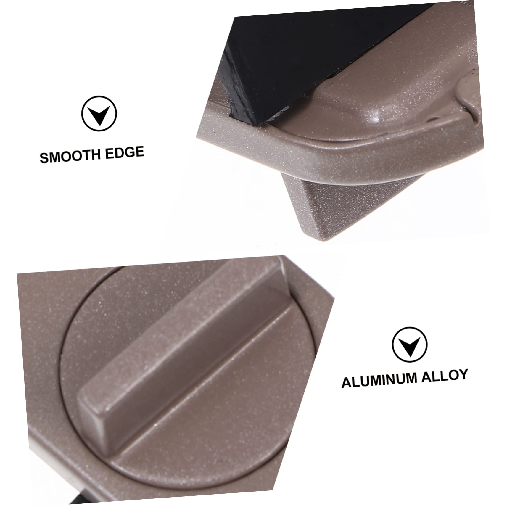 3-Pack Aluminum Alloy Baby Safety Door Locks - Childproof Window & Door Latches for Home Security (Ideal for Toddler Safety, Sliding Doors & Pet Protection)