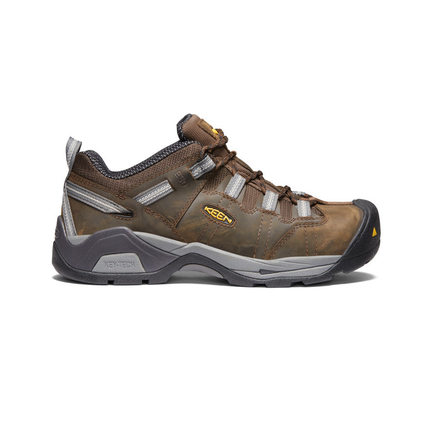 Men's Detroit XT ESD Steel Toe Work Boots - Cascade Brown/Gargoyle - Slip Resistant & Electrical Hazard Protection for Construction & Industrial Work