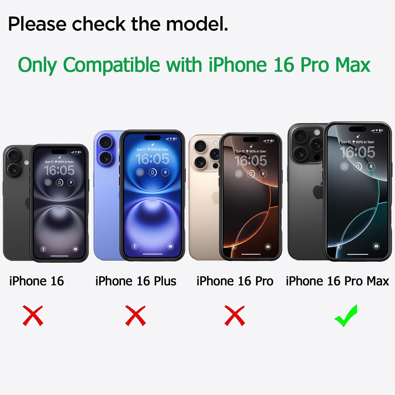 12000mAh Battery Case for iPhone 16 Pro Max | Wireless Charging Power Bank Case | Extended Battery Pack for iPhone 16 Pro Max (6.9