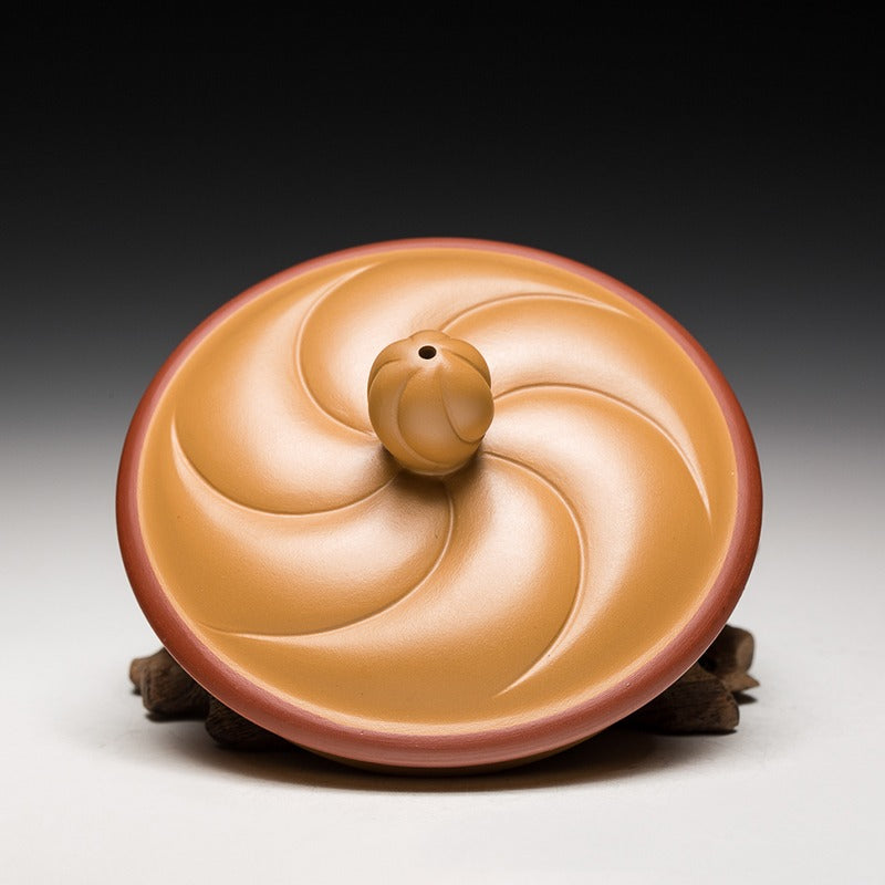 Premium Yixing Yellow Clay Fish & Dragon Tea Cup - Handcrafted Chinese Ceramic Teacup for Gongfu Tea Ceremony, Perfect Gift for Tea Lovers
