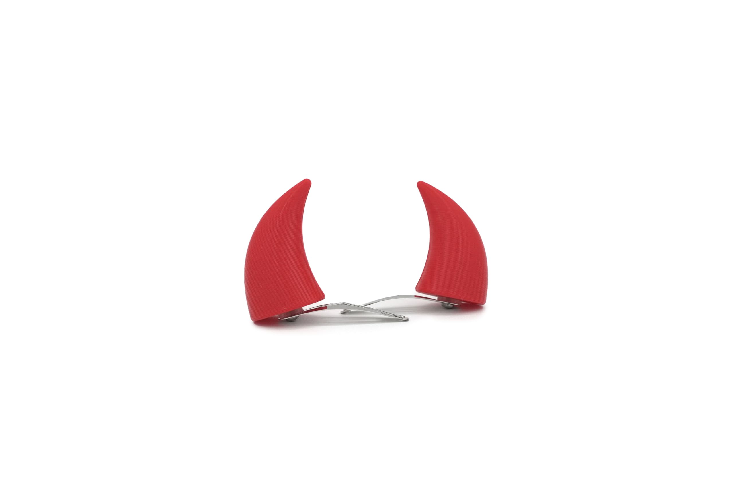 Devil Clip-on Horns Headband - Red Halloween Costume Accessories for Women & Men - Perfect for Cosplay, Parties, and Festive Events