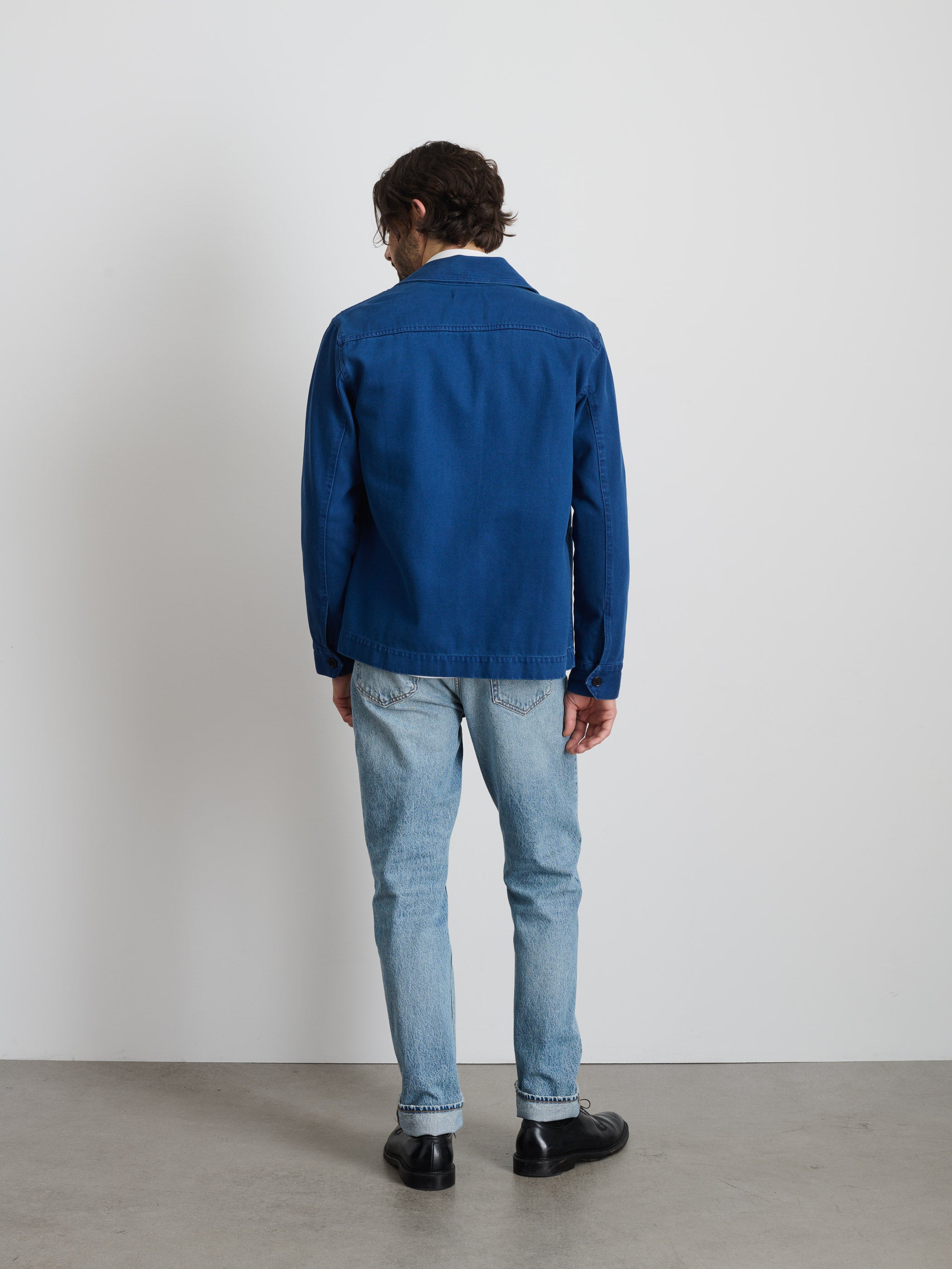 Eco-Friendly Recycled Denim Work Jacket - Sustainable Garment Dyed Jacket for Men & Women | Perfect for Outdoor Work, Casual Wear & Street Style Fashion