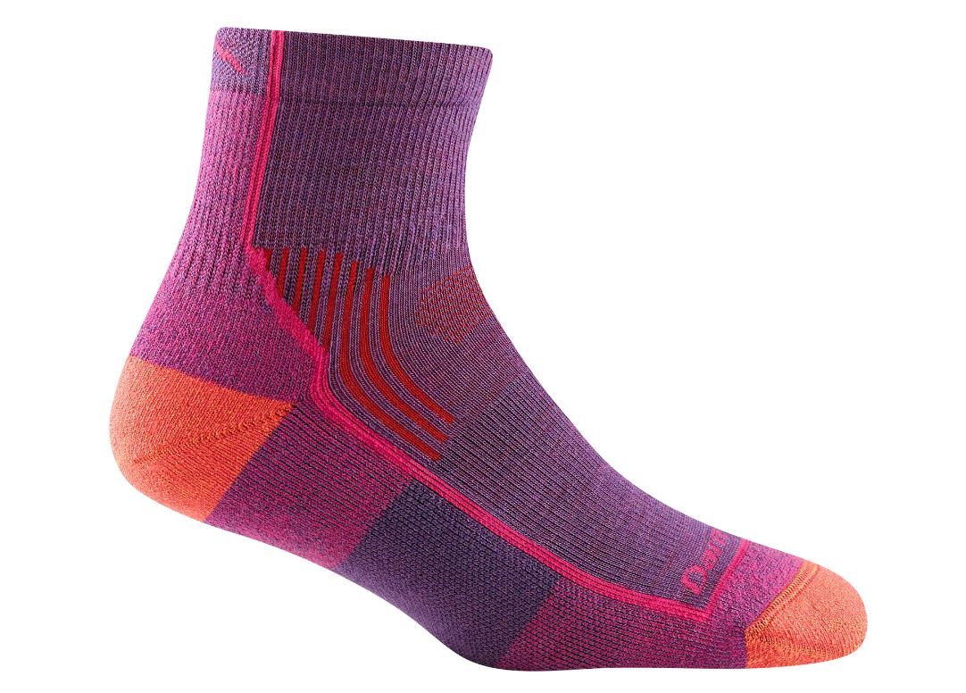 Darn Tough 1958 Hiker Quarter Midweight Cushion Socks for Women - Hiking, Trekking & Outdoor Adventures