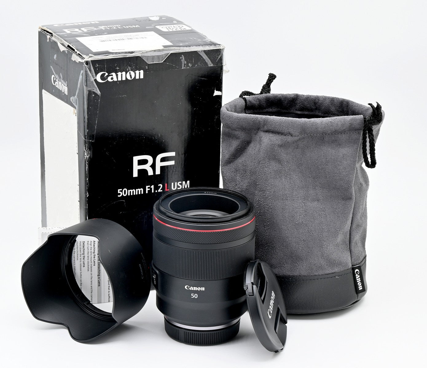 Open Box Excellent Condition Canon RF 50mm f/1.2L USM Lens - Professional Portrait & Low Light Photography - Perfect for Weddings, Events & Studio Work