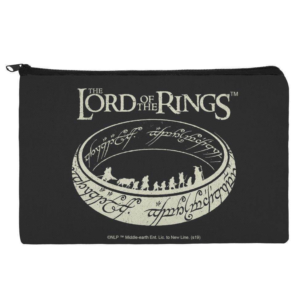 The Lord of the Rings The Journey Makeup Bag - Cosmetic Organizer Pouch for Travel, Gym & Daily Use | LOTR Inspired Toiletry Case
