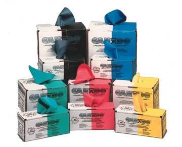 Cando® Latex-Free Resistance Bands - Heavy Duty Exercise Bands for Strength Training, Physical Therapy, and Home Workouts