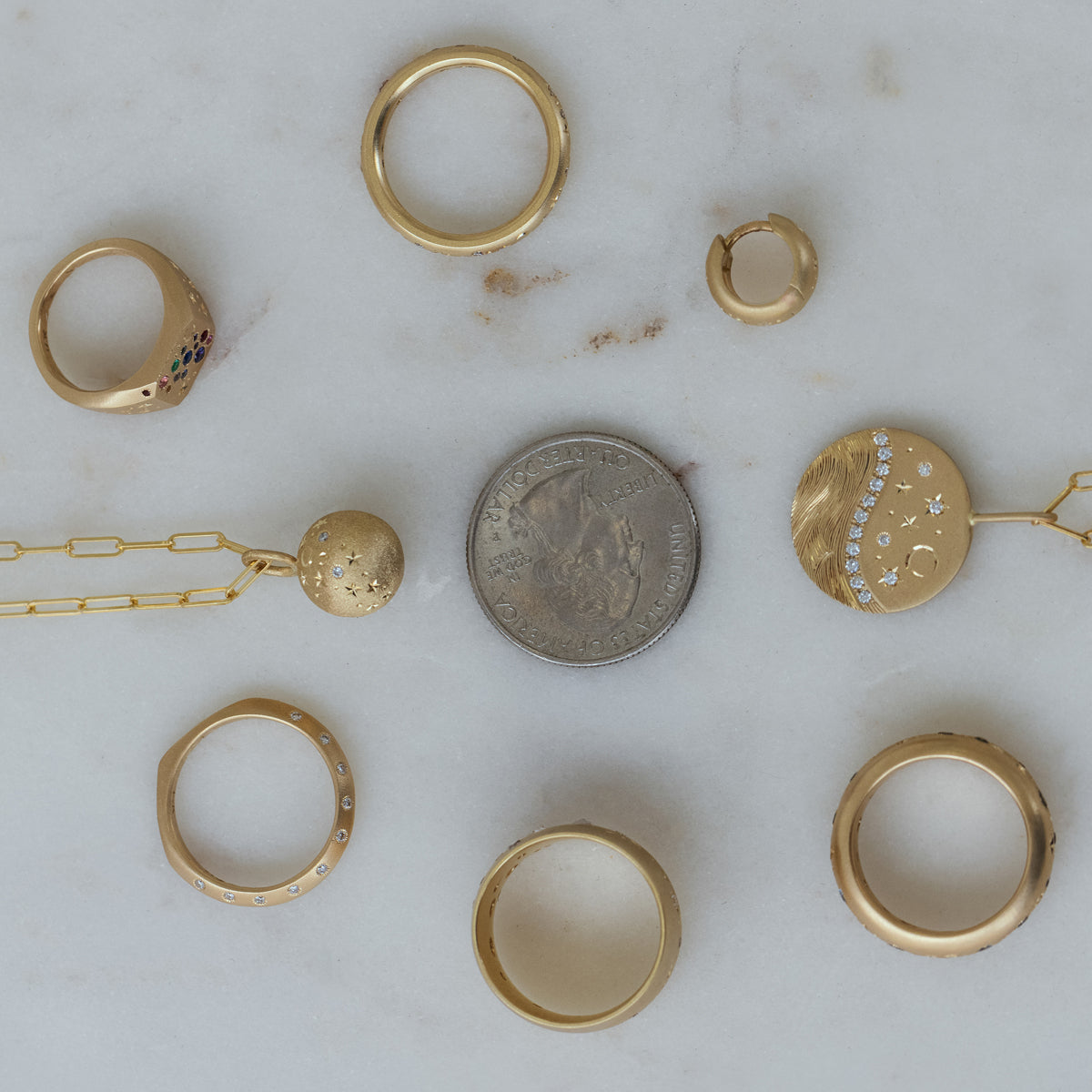 Galileo Ball Necklace - Elegant Science Jewelry for Women & Men - Perfect for Gifts, STEM Enthusiasts & Astronomy Lovers