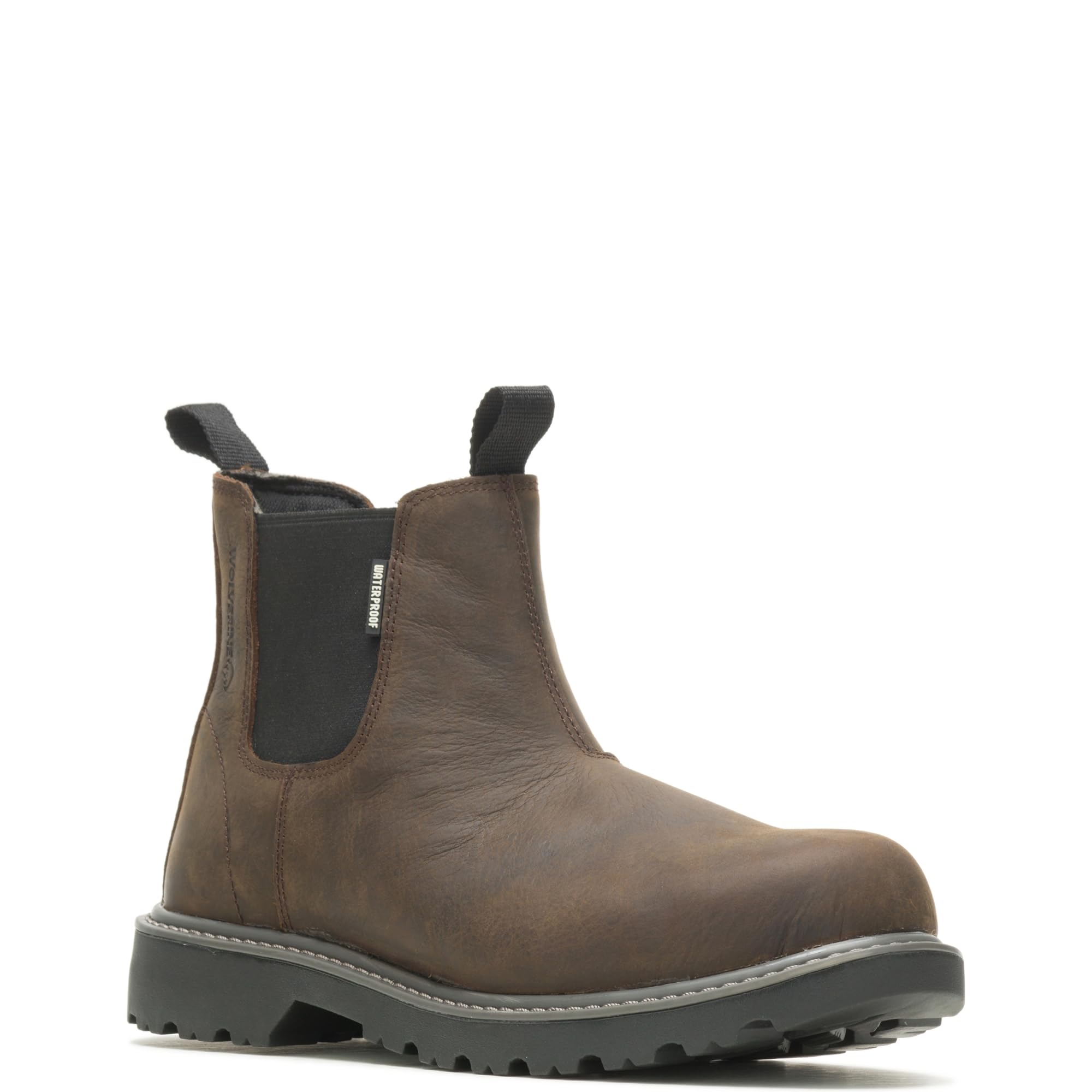 Wolverine Men's Floorhand Romeo Waterproof Work Boot - Steel Toe, Slip Resistant, Comfortable for Construction, Oil Rig & Outdoor Work