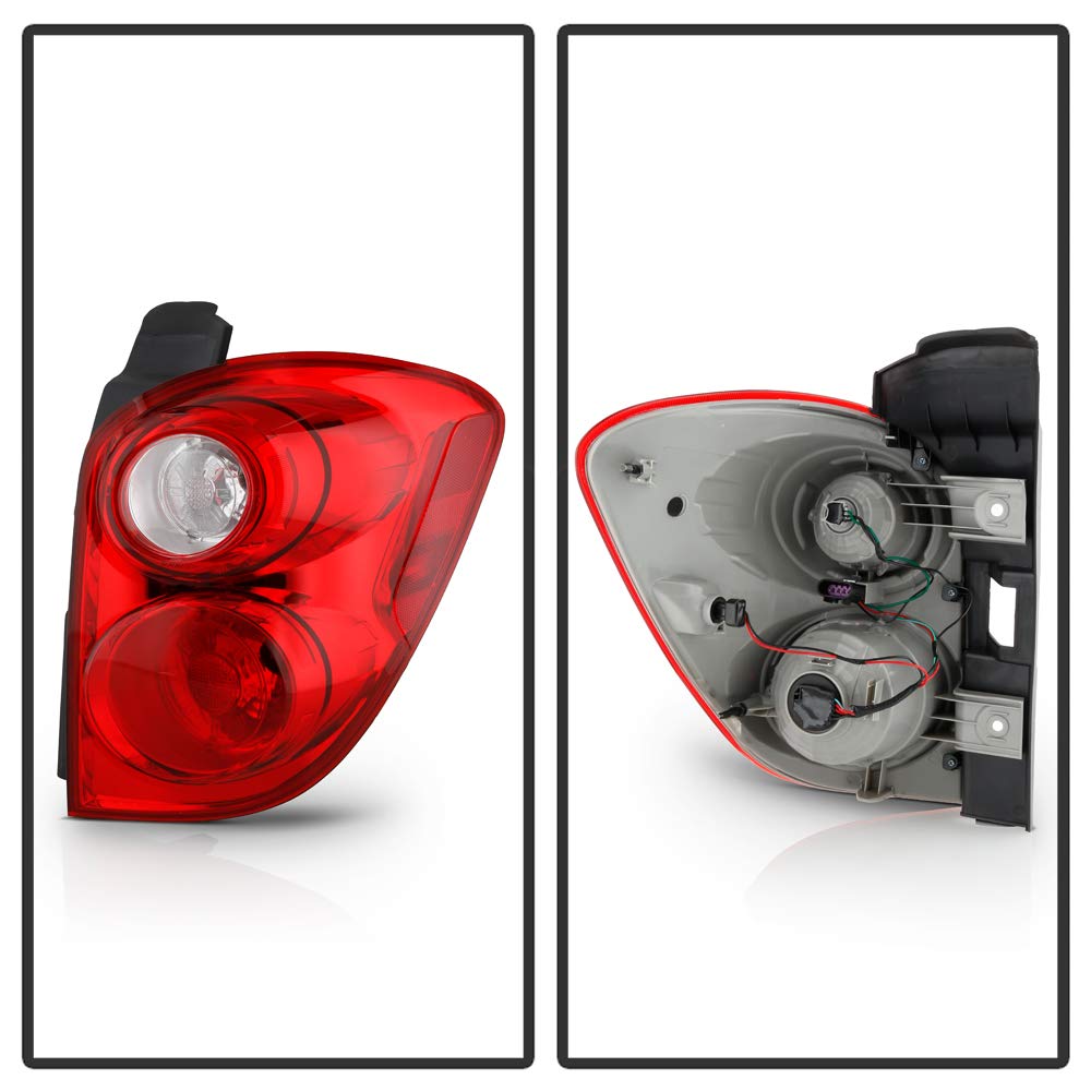 ACANII - OEM Style Tail Lights Brake Lamps Assembly Pair for 2010-2015 Chevy Equinox - Driver & Passenger Side Replacement - Perfect for Night Driving & Enhanced Safety