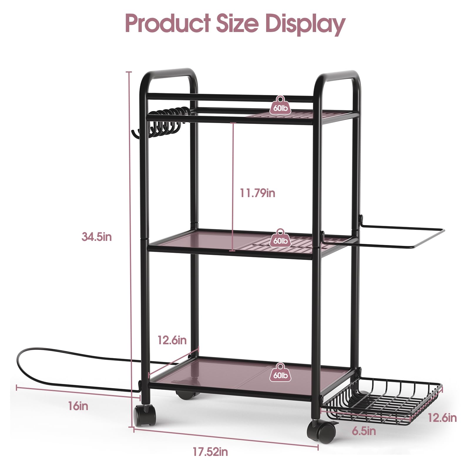 Highpro Workout Storage Organizer - Yoga Mat Holder & Storage Rack for Home Gym, Exercise Equipment - Perfect for Yoga, Pilates, and Fitness Accessories Organization