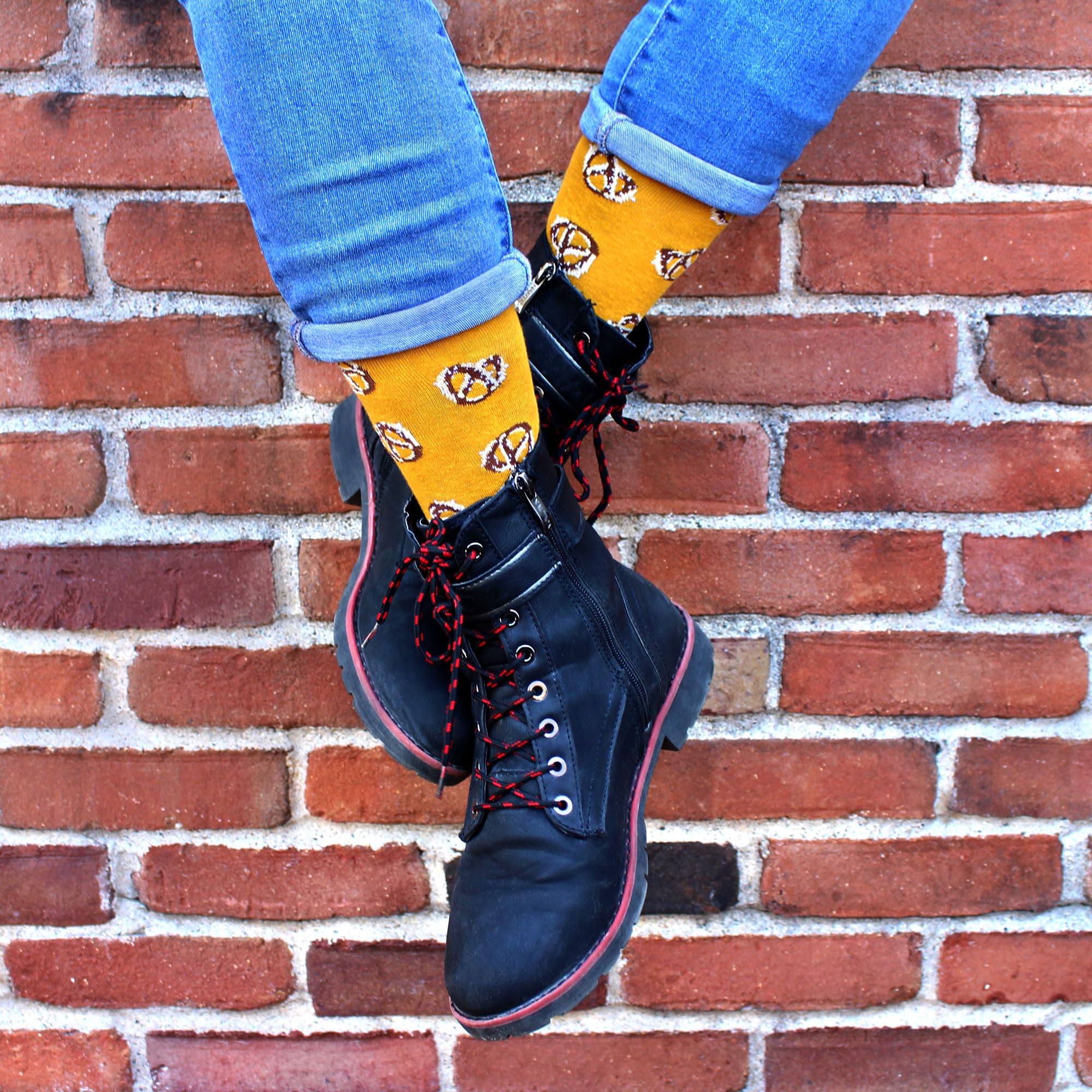 BambooMN Novelty Socks for Women & Teens - Fun Crazy Socks for Casual Outfits | Cute & Comfortable Ankle Socks for Everyday Wear, Gifts, and Funny Fashion